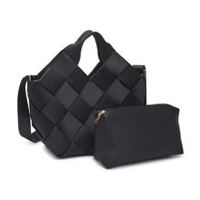Load image into Gallery viewer, Sol And Selene Resilience Woven Neoprene Tote in Black
