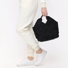 Load image into Gallery viewer, Sol And Selene Resilience Woven Neoprene Tote in Black
