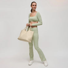 Load image into Gallery viewer, Sol And Selene Sky's The Limit Large Tote in Cream
