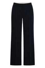 Load image into Gallery viewer, Raffaello Rossi Milara Pant in Navy/White Pinstripe
