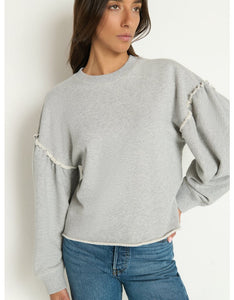 Nation LTD. Shane Sweatshirt in Heather Grey