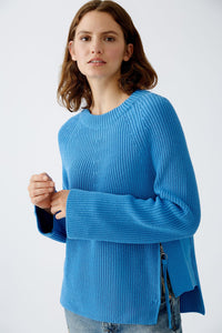 Oui Cotton Sweater in Corn Flower