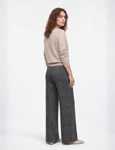 Load image into Gallery viewer, Raffaello Rossi Elaine Pant in Dark Grey Patterned
