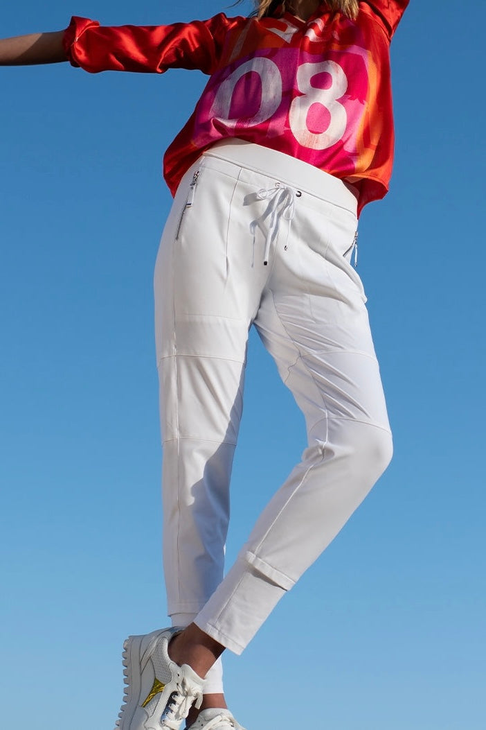 Raffaello Rossi Candy Pant in White