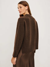Load image into Gallery viewer, Rails Miranda Cashmere &amp; Silk Sweater in Espresso
