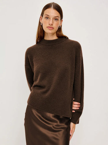 Rails Miranda Cashmere & Silk Sweater in Espresso