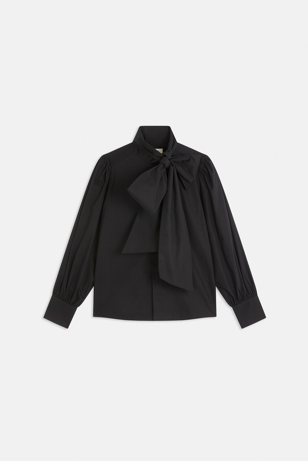 Suncoo Leny Bow Tie Blouse in Black