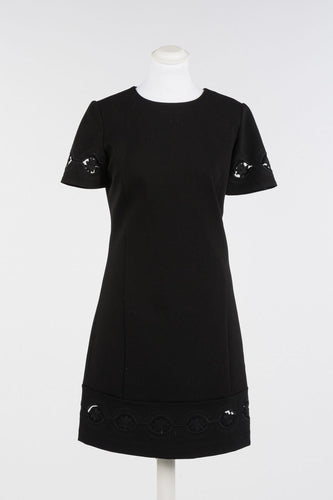 Twinset Short Sleeve Dress in Black