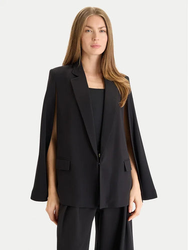 Twinset Crêpe Jacket in Black