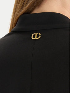 Twinset Crêpe Jacket in Black