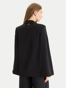 Twinset Crêpe Jacket in Black