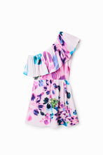 Load image into Gallery viewer, Desigual Christian Lacroix Assymetrical Dress in Pale Pink
