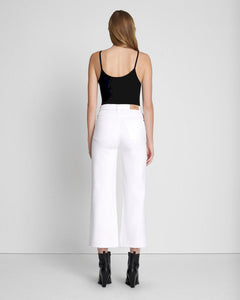 7 For All Mankind Luxe Vintage High Rise Cropped Jo in Soleil