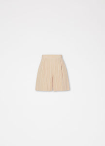 LIU JO Striped Shorts in Natural