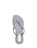 Load image into Gallery viewer, Ilse Jacobsen Cheerful Flip Flops in Silver Glitter
