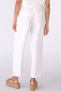 Oui Linen Pant in Optic White