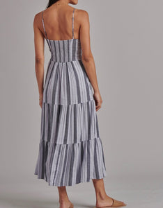 Splendid Myla Dress in Chicory Stripe